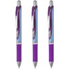 Pentel Energel BLN75 Retractable Gel Rollerball Pen 0.5mm Purple (Pack