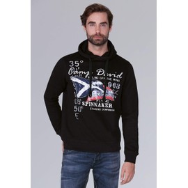 Camp David Men's Hooded Sweatshirt with Sailing Print - Casual l