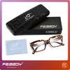 FEISEDY Blue Light Filter Glasses Men Women Rectangular Blue Light