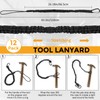 Elesunory 12 Pack Retractable Tool Lanyards for Hand Tools, Tool