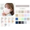 [ウェイウェイ貿易] WEIMALL プリーツマスク 30枚 カラーマスク 約17.5cm×9.5cm ふつうサイズ バイカラー 10枚ずつ個包装 耳が痛くならない