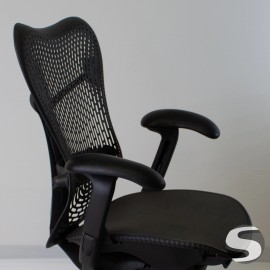 Herman Miller Mirra 1 Chair Replacement Arm Pads for Mirra v1 in Black (1 Pair)