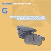 GuuYebe 4 PCS Rear Brake Pads Kit, For Honda 2013-2017