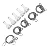 5Pcs Adjustable Picture Hanging Wire Kit Stainless Steel Heavy Duty