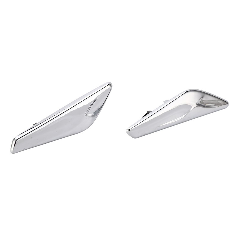 2PCS Front Fender Chrome Finisher 51117338569 Replacement for X3 X4