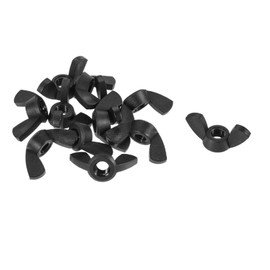 TOP-VIGOR 12Pcs Wing Nuts, M6 Butterfly Nut, Hand Twist Tighten Fasteners for DIY Tools, Electronic Devices Hardware, Automotive, Wood Products,Mechanical Equipment Fixings