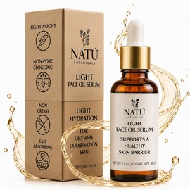 Serum Facial Humectante Ligero NATÚ BOTANICALS para Piel Grasa y Mixta - Aceites Botánicos Naturales - 30 ml