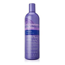 Clairol Shimmer Lights Shampoo, For Blonde And Silver Hair (16 oz / 473 ml)