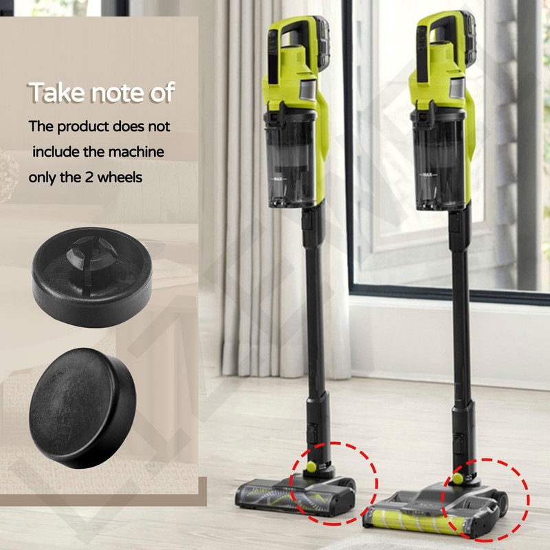 LIZEWEI 2 Pack Upgraded Replacement Wheel Compatible with Ryobi Cordless