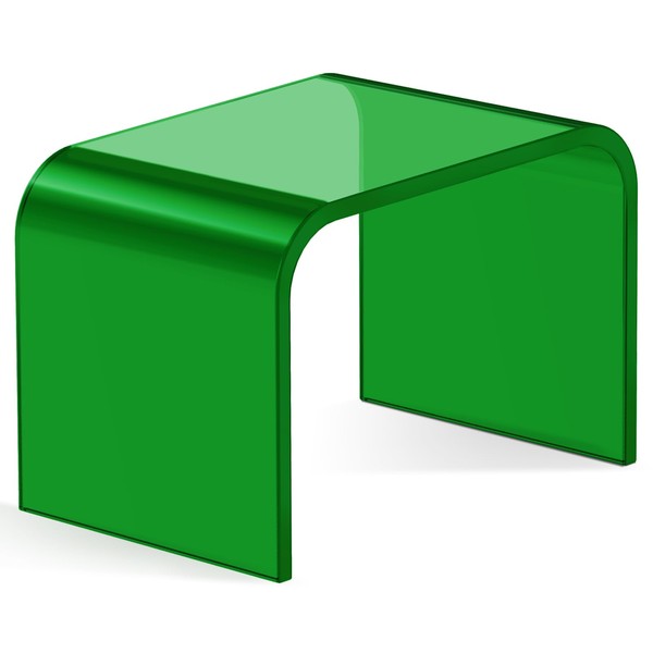 BOPKOWI Acrylic Step Stool,Acrylic Stool,Clear Step Stools with Non-Slip for