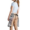 Fenmshairy Sugar Skull and Cherry Blossoms Waterproof Bib Apron with