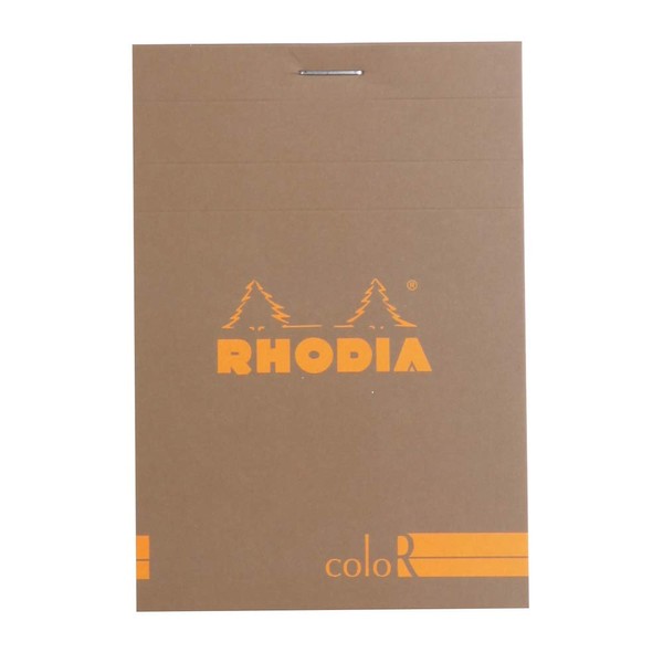 Rhodia Color Notepad, No12 A7+, Lined - Taupe