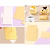 YYaaloa 200pcs 3.3 Inch Mini Square Golden Cake Boards Mousse