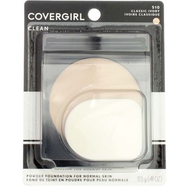 CoverGirl 4 Pack CoverGirl Simply Powder Foundation, Classic Ivory 510, 0.41 oz
