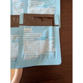 belif Lot Of 12 NEW BELIF Moisturizing EYE BOMB Cream Travel Sz. 3ml/ .10fl oz