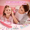 kidzkube Hair Gem Stamper Kit, Bling Hair Jewels for Girls
