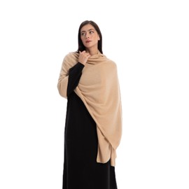 Seasons Comfort 100% Cashmere Stole, Finer, Softer, Lighter (Walnut)
