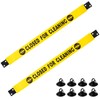 Barydat 2 Pcs Restroom Closed for Cleaning Sign with Magnetic