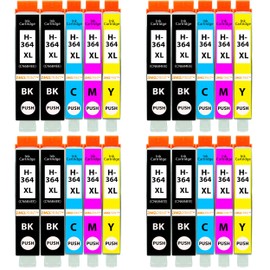 Amaprint 20 XL Cartridges Compatible with HP 364 XL DeskJet 3070a 3520 3521 3522 3524 OfficeJet 4610 4620 4622 PhotoSmart 5510 5514 5515 5520 5522 5524 6510 6520 6525 B109a B110a B209a and more