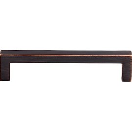 Top Knobs M1650 Nouveau III Collection 5-1/16" Square Bar Pull, Tuscan Bronze