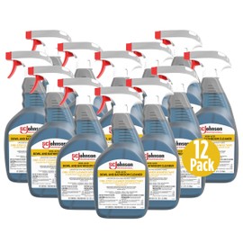 SC Johnson Professional Non-Acid Bowl and Bathroom Cleaner, Disinfectant Cleaner, Soap Scum Remover, 32 fl. oz., 12 Count, for Professional Use Only