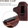 Kosibate GUN IWB Leather Holster Compatible TAURUS G2/G3/G2C/G3C/ - Black