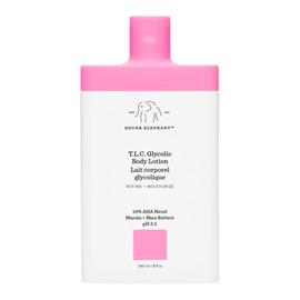 Drunk Elephant Drunk Elephant T.L.C. Glycolic Body Lotion - 240 ml/8 fl oz - Lightweight 10% Exfoliating AHA Lotion - Clean Clinical Skincare - Cruelty-Free - Free of Essential Oils, Silicones, and Fragrance