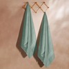 GLAMBURG Premium Cotton Oversized 2 Pack Bath Sheet 35x70-100% Pure
