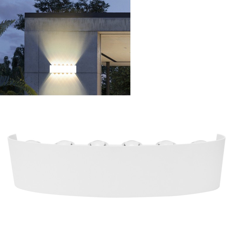 12LED 12W Wall Lamp Waterproof LED Outdoor Lighting for Living