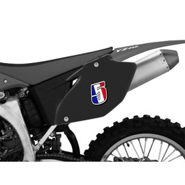 Biomar Labs® 1 x Vinyl France Flag Sticker French National Auto Moto Motocross Motosport Start Racing Number 5 Rally Race Car Bike Motorcycle Tuning N 245