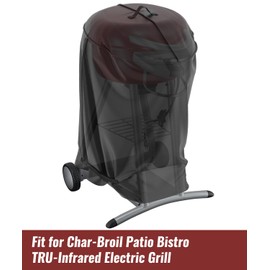 NUPICK Grill Cover for Char-Broil Patio Bistro Grill, Easy Take Off Handle Design, All Weather Resistant Electric Grill Cover