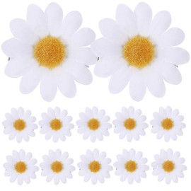 Healeved 12pcs Daisy Hair Clips Elegant Hair Clips Party Hair Accessories Daily Life Hair Accessories Hair Clips for Girls Hairclop Daisy Clip Girl Hair Clip Women Barrettes Grace