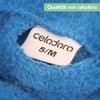 Celodoro Bathrobe for Men and Women, Pure Cotton, blue