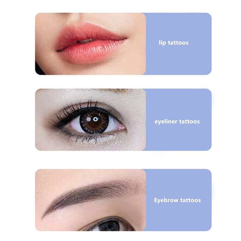 10pcs 12F Microblading Pen Home Salon Ergonomic Disposable Manual Eyebrow