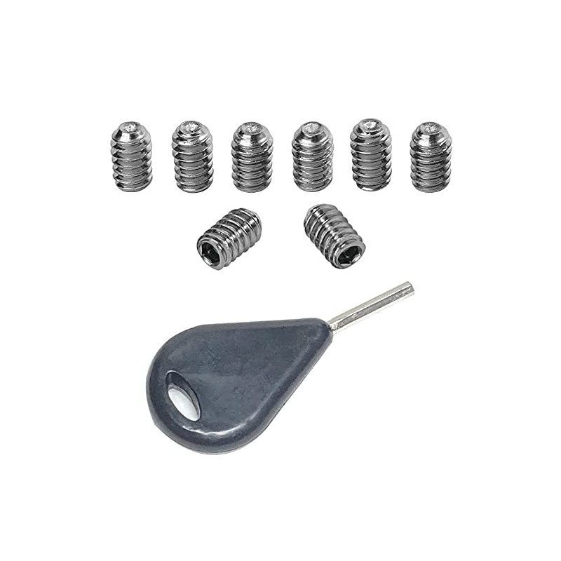 8pcs Stainless Steel Fin Screws Set Screws for FCS +