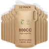 koliprn 8/12/24 Pieces Disposable Urine Bag, 750 ml Urine Bags