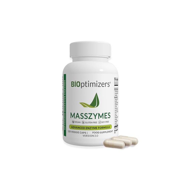 BIOptimizers MassZymes - Bloating Digestive Enzymes Supplement