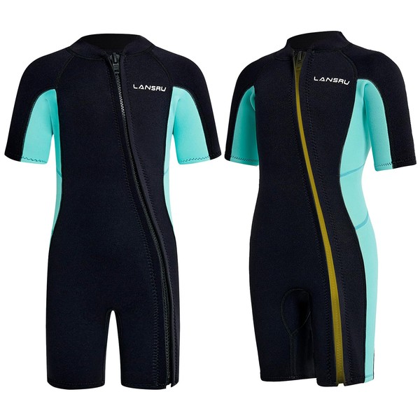 Lansru Wetsuit Kids - Teens 2.5mm SCR Neoprene Safe Short