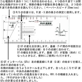 ECG Scale 25-3032 70 x 1.5 x 165mm /8-1212-01