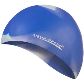 Aqua Speed Colourful Swimming Cap Waterproof + Small Microfibre Towel | Children & Adults | Cool Swimming Hat for Girls Boys | Swim Hat for Kids | Colourful Swimming Cap | Swimming Cap | 64th