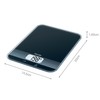 Beurer KS 19 slate kitchen scale, glass