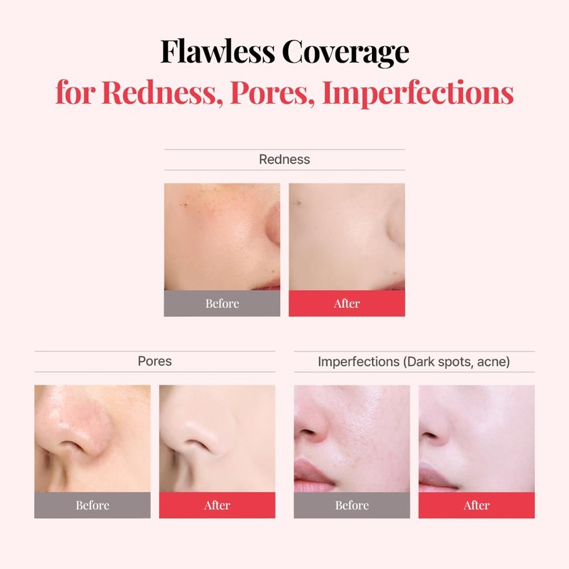 Hanskin Code on Double D Cream Foundation, Full Coverage Korean