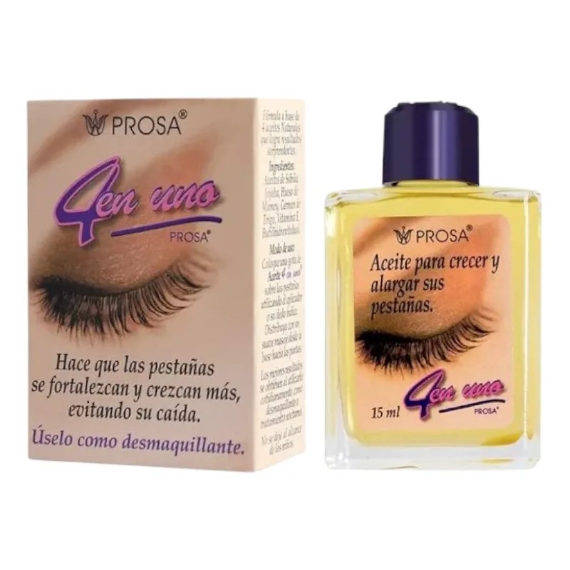 Aceite 4 En 1 Prosa 15 Ml Fortalece Alarga Y
