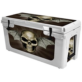 MightySkins (Cooler Not Included) Skin Compatible with RTIC 65 Cooler (2017 Model) - Skeletor | Protective, Durable, and Unique Vinyl Decal wrap Cover | Easy to Apply | Made in The USA