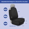 ALLANSING Front Seat Cover for Cars/SUVs/Trucks - Dog Seat Protector