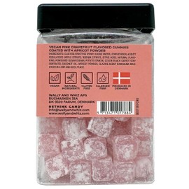 Wally & Whiz Danish Gummy Candy Grapefruit with Apricot Vegan Gummy Candy, Gluten-Free Gummies 8.5 Ounce