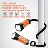 BLACK+DECKER 200LM LED Utility Light, Double-Sided Bendable Gooseneck Style, Magnetic
