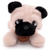 Toyland® 25cm (10") Doug The Pug Soft Toy - Lying