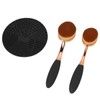 2pcs Sunscreen Applicator Brush Soft Fiber Hair Sunscreen Brush with