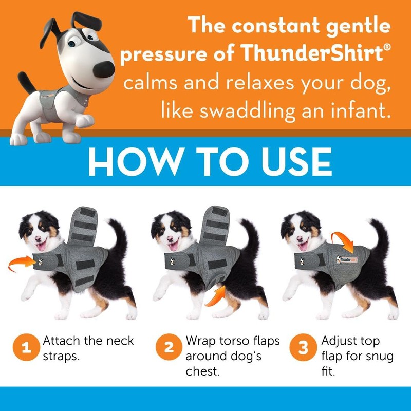 ThunderShirt for Dogs, Large, Platinum Sport - Dog Anxiety Relief